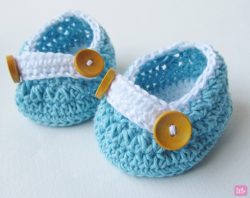 Crochet-Newborn-Baby-Shoes