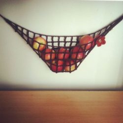 Crochet-fruit-hammock-holder