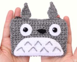 Totoro+crochet+wallet