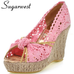Sugarwest-Summer-Bohemia-Ladies-Platform-Shoes-font-b-High-b-font-font-b-Heels-b-font