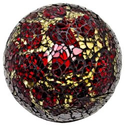 mosaic-glass-ball-red-gold-tortoise-shell-single