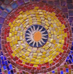 Sun mosaic detail 2
