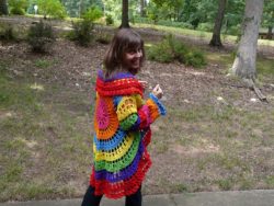 I-unsuccessfully-attempt-a-grumpy-pose-while-wearing-the-magical-crochet-circle-jacket