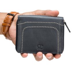 Blue-Plain-Leather-Mens-Wallet-Cum-Card-Holder-with-Zip-Closure-8