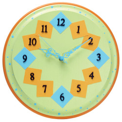 Colorful-Round-Clock