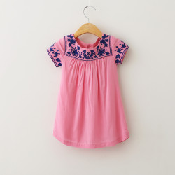 Kids-Dresses-Summer-Style-2015-for-Girls-Baby-Embroidery-Cotton-Casual-Dresses-European-Designer-Children-Clothing