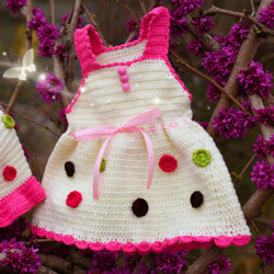 Summer-style-handmade-crochet-baby-dresses-sling-dress-and-cute-hat-2pcs-set-toddler-girl-crocheted