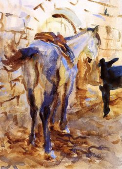 2-Saddle-Horse-Palestine-John-Singer-Sargent-watercolor