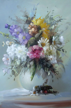 Bouquets Painting by Szechenyi Szidonia (3)