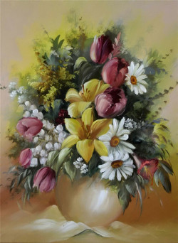 Bouquets Painting by Szechenyi Szidonia (4)