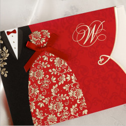 Red-And-Black-Creative-Cheap-Invitation-Cards-2016-Customized-Wedding-Party-Event-Free-Envelope-Unique-Design