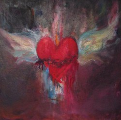 Sacred_Heart_oil_painting_artist_giuliana