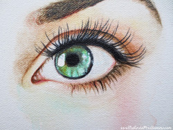Seeing-Into-The-Soul---Eye-Painting---Eye-Art---Green-Eyes---Oil-Painting