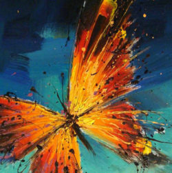 Free-Shipping-Butterfly-Oil-Painting-Abstract-Oil-Painting-Hand-painted-Canvas-Painting-Oil-Painting-for-home