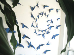 Paper-bird-wall-art