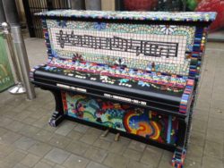 Piano in street