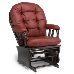 comfortable-red-leather-glider-rocker-in-az