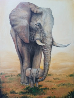 elephant-oil-painting.
