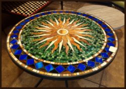 star_sun_mosaic_table