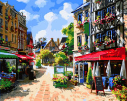40-50-cm-digital-oil-painting-diy-oil-painting-street-scene-oil-painting-bar-and-cafe