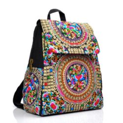 Retail-Nathional-Wind-Canvas-Soft-Embroidered-Backpack-Ethnic-Embroidery-Satchel-Casual-Travel-backbag-Trend-2015-Free