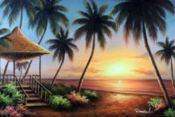 hawaii-sunset-beach-house-terrace-lanai-palms-sand-stretched-24x36-oil-painting-f666a96b07b240f97ba56102a75cec1f