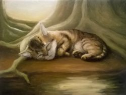 sleeping_cat___oil_painting_by_tall_as_a_king-dab4ids