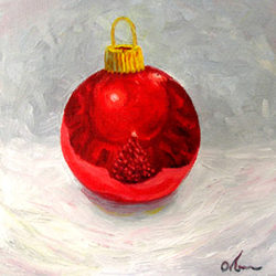 Christmas Ornament Oil Painting by Nick Orban