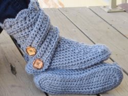 Crochet-Slipper-Boots-
