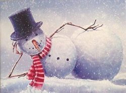 all-line-snowman-illuminated-painting-12-x-16-new-free-shipping-9f5fd7833056a46a571232e08c277f43