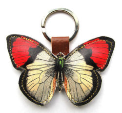 original_Red_and_white_butterfly_key_ring_tovicorrie_1