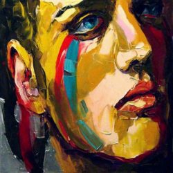 Unique-Gift-Professional-Artist-Hand-painted-Modern-Fine-Art-Abstract-Portrait-Oil-Painting-On-Canvas-Abstract
