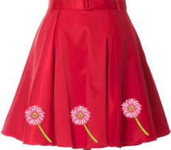 red-embroidery-skirt