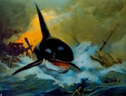 orca-killer-whale-Frank-Frazetta-100-Hand-Painted-Oil-Painting-Repro-Museum-Quality-Gift