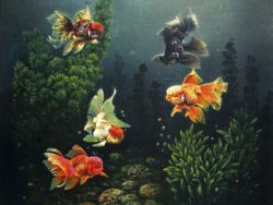 Canvas-printed-art-from-hand-painted-oil-font-b-painting-b-font-impression-Scenery-in-aquarium