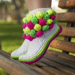 Crochet-Boot-Slippers-6