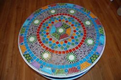 Funky-Round-Mosaic-Table