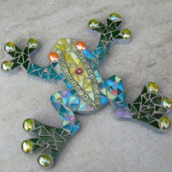 small mosaic frog