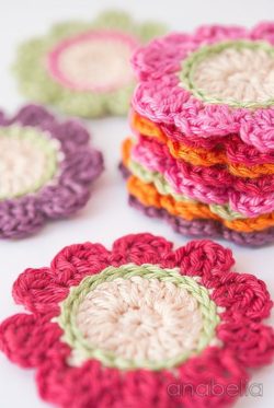 Crochet flowers Spring's in the air by Anabelia 3