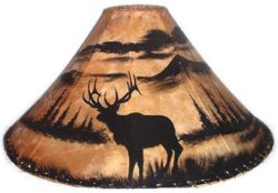 country-western-wildlife-native-american-indian-rustic-leather-lamp-shades-65