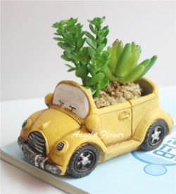 MINI-Cute-car-resin-flowerpot-vase-with-fleshiness-artificial-green-plant-set-home-decoration-Micro-landscape