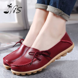Hot-font-b-Sale-b-font-Leather-Beanie-Women-Shoes-Fashion-Summer-Spring-Autumn-Slip-on