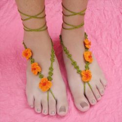 crochet-bare-foot-sandals