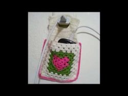 crochet charger holder