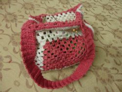 granny square crochet purse bag
