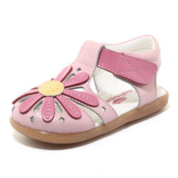 Girls-shoes-kids-Genuine-leather-Baby-Sandals-summer-Shoes-Fashion-flower-melissa-sandalet