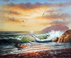 beach-waves-rowboat-in-surf-sand-sunset-gulls-stretched-20x24-oil-painting-art-34a25bfe720b63869dd3005268e1ccef