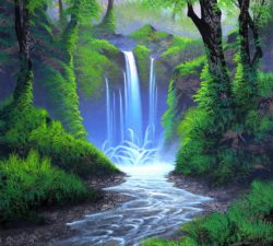 Whisper Forest Waterfall Places Paintings Grass Peaceful Plants Love Seasons Rocks Waterscapes Attractions Dreams Colors Drawings Creative Pre Stunning Splendid Nature Trees Happiness Forests Bright Landscapes Cool Beautiful Scenery Desktop Images