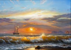 oil-painting-sailboat-sea-waves-sunlight-sunset-landscape-sky-clouds-oil-painting-sailboats-sea-waves-sunlight-sunset-landscape-sky-clouds