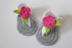 Crochet-baby-sandals-newborn-gladiator-sandals-baby-girls-slippers-shoes-gray-white-flower-pink-0-3 (1)